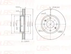 B21-03-005 ТОРМОЗНОЙ ДИСК UBS