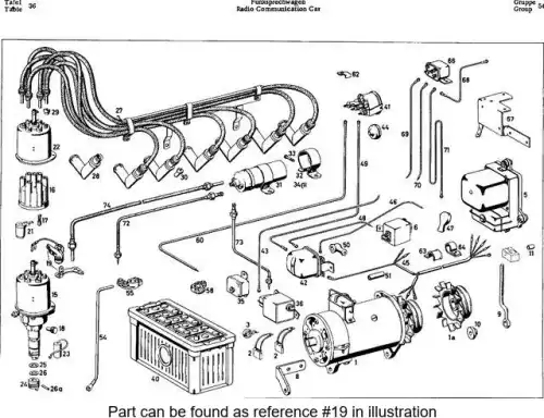 Contact Breaker, distributor 000 158 08 90 MB