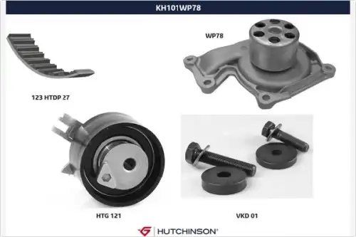 ремкомплект ГРМ Ren KH 101WP78 HUTCHINSON
