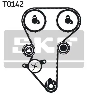 ремень ГРМ Peug VKMC 03214 SKF