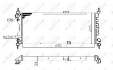 Радиатор кондиционера (конденсатор) NRF 507522A