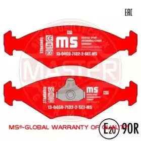 Тормозные колодки дисковые MASTER-SPORT 13046071322-SET-MS