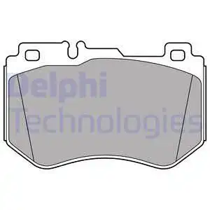 Тормозные колодки дисковые DELPHI LP3137