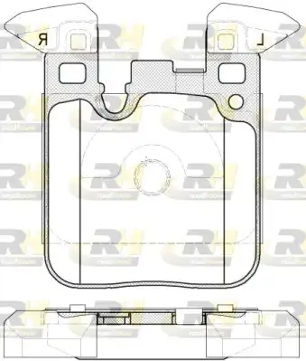 Колодки торм.дисковые 21539.00 ROADHOUSE