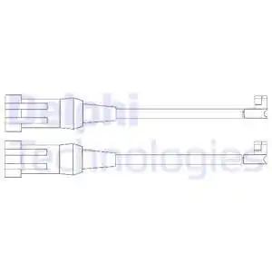 Датчик тормозных колодок DELPHI LZ0202