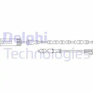 Датчик тормозных колодок DELPHI LZ0217