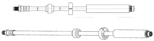 Brake Hose 512780 CEF
