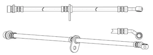 Brake Hose 512857 CEF