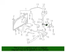 Engine Coolant Thermostat Gasket MD165017 MITSUBISHI