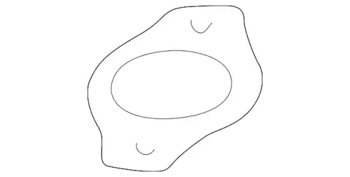 Engine Coolant Thermostat Gasket MD165017 MITSUBISHI