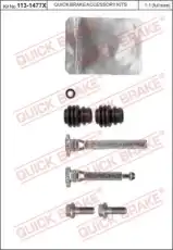 113-1477X КОМПЛЕКТ НАПРАВЛЯЮЩИХ СУППОРТА QUICK BRAKE