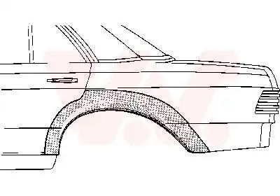 Крыло VAN WEZEL 3010147