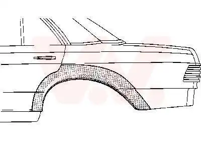Крыло VAN WEZEL 3010148