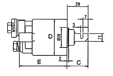 ВТЯГИВАЮЩЕЕ РЕЛЕ E4779 GHIBAUDI