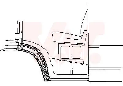Крыло VAN WEZEL 3070155