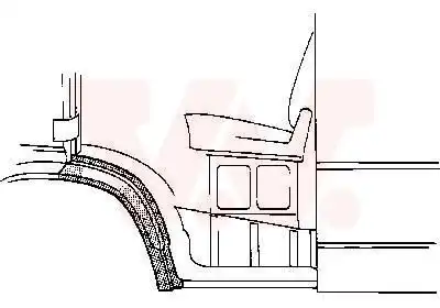 Крыло VAN WEZEL 3070156