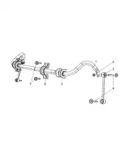 Втулка стабилизатора передн d=33mm 52089465AF MOPAR