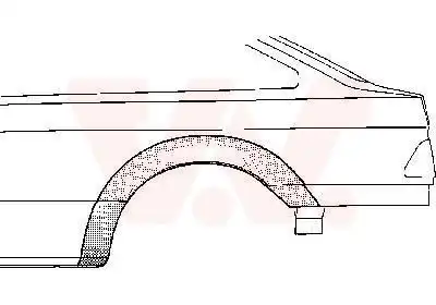 Крыло VAN WEZEL 1820147