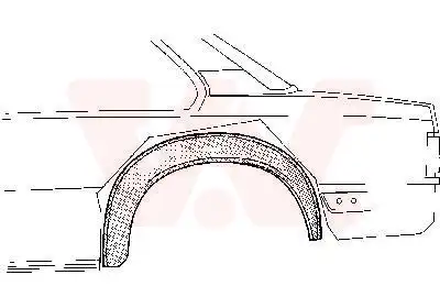 Крыло VAN WEZEL 3763445