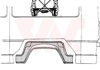 Крыло VAN WEZEL 3070445