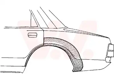 Крыло VAN WEZEL 5944147