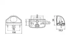 Фонарь габаритный VIGNAL D11888
