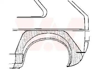 Крыло VAN WEZEL 581046
