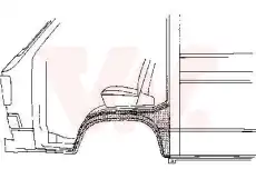 Крыло VAN WEZEL 5870155