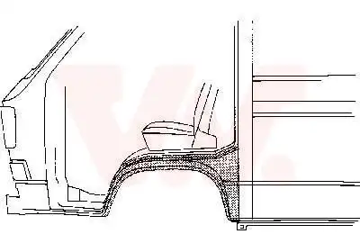 Крыло VAN WEZEL 5870155