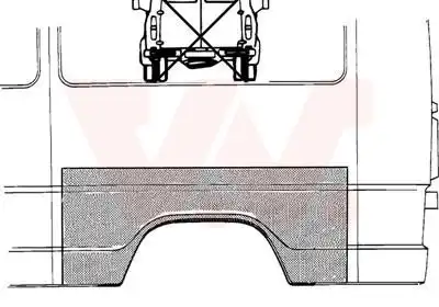 Крыло VAN WEZEL 3070148