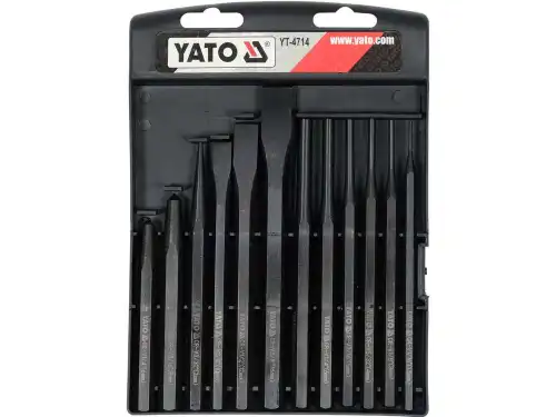 YT-4714 НАБОР ЗУБИЛ И ПРОБОЙНИКОВ 12 ПР YATO
