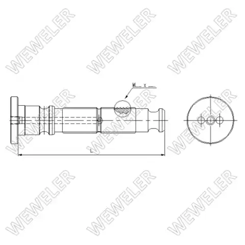 ПАЛЕЦ РЕССОРЫ YC022C401350 WEWELER