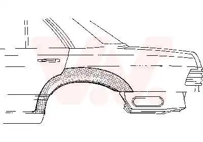 Крыло VAN WEZEL 3026147