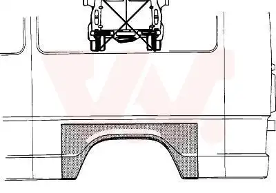Крыло VAN WEZEL 3070145