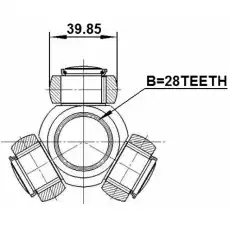 трипоид! 28x39.85\ Ford Transit TT9 06-13 2116-TT9 FEBEST