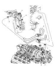  CHRYSLER, ПРОКЛАДКА ПЕЧКИ 53013736AA