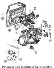 ОТБОЙНИК 68068269AA CHRYSLER