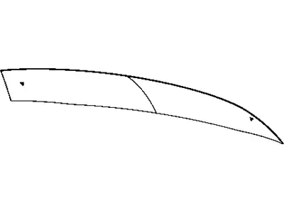 Стекло заднее 05076881AC CHRYSLER