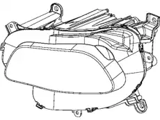 Фара CHRYSLER 68102856AI
