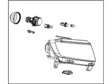 Фара CHRYSLER 55079409AK