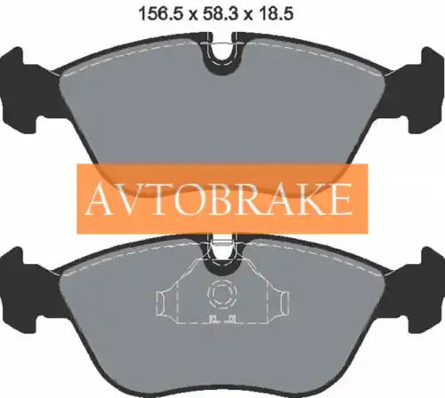 Тормозные колодки дисковые AVTOBRAKE AB1406