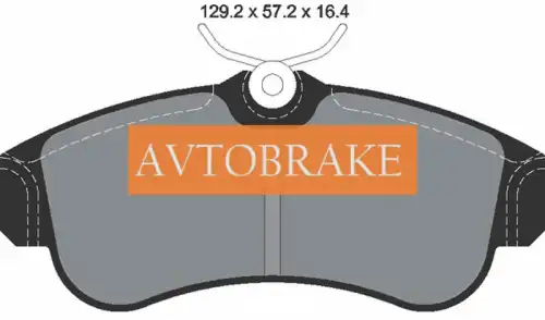 Тормозные колодки дисковые AVTOBRAKE AB3271