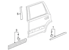 75303S10003ZA Молдинг xNH590x HONDA