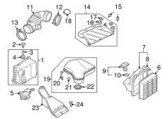 Болт крепления MU240157 MITSUBISHI