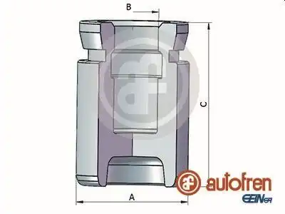 Поршень тормозного суппорта D025370 AUTOFREN