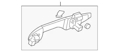 Ручка двери HONDA 72180STXA02