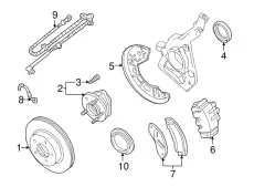 Датчик ABS FORD 3L2Z-2C204-AA