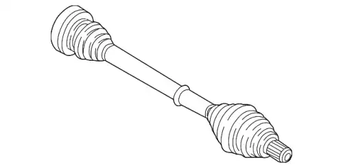 ВАЛ ПРИВОД 1K0501204G VAG