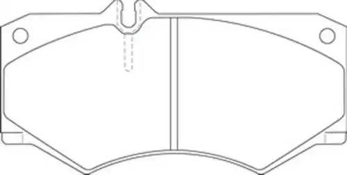 Тормозные колодки дисковые FIT FP0927