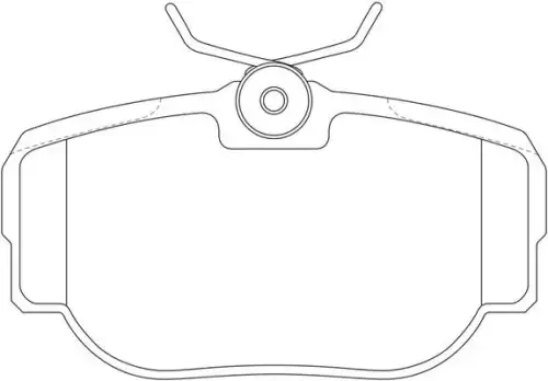 Тормозные колодки дисковые FIT FP0493